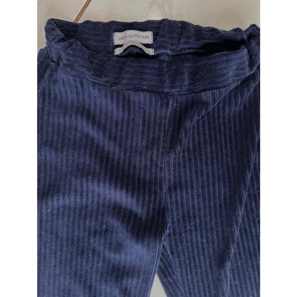 Women's Urban Outfitters Blue ribbed Flare Pants - Size XS